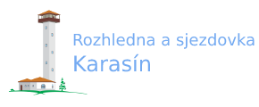 Rozhledna a sjezdovka Karasín